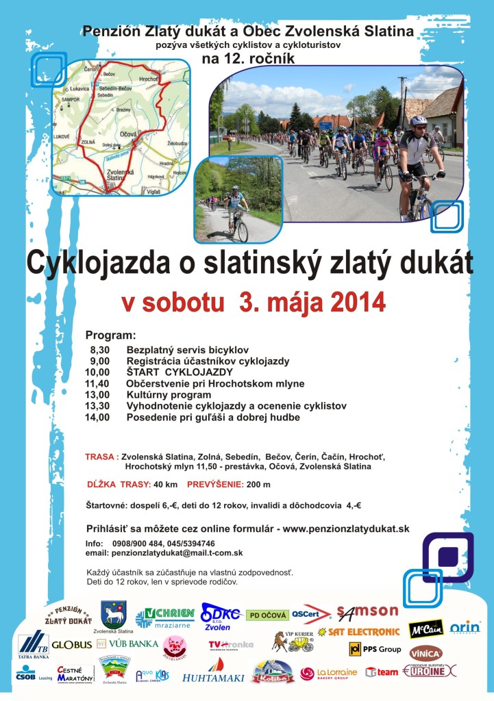 CYKLOAKCIA – SLATINSKÝ DUKÁT 2014