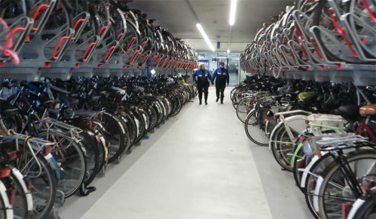Cykloparkovisko v Delfte