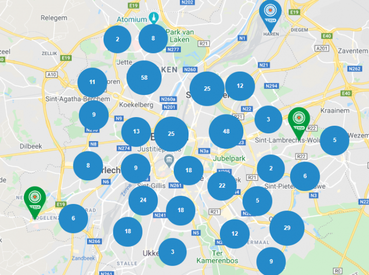 Ak vlastníte v Bruseli nevyužitú garáž, môžete ju ponúknuť na parkovanie bicyklov